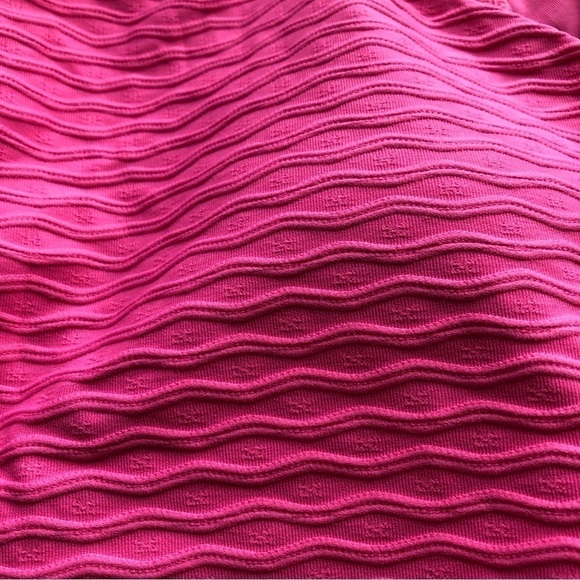 Shoshanna One Piece Halter High Neck Pink Swimsuit Size 2 - Picture 10 of 11